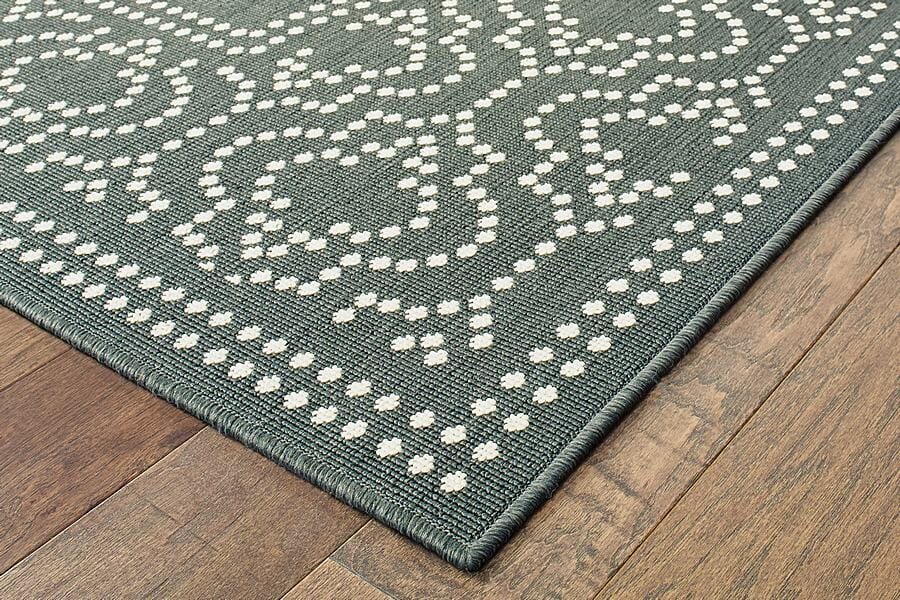 Oriental Weavers Sphinx Marina 1247X Grey / Ivory Rugs.