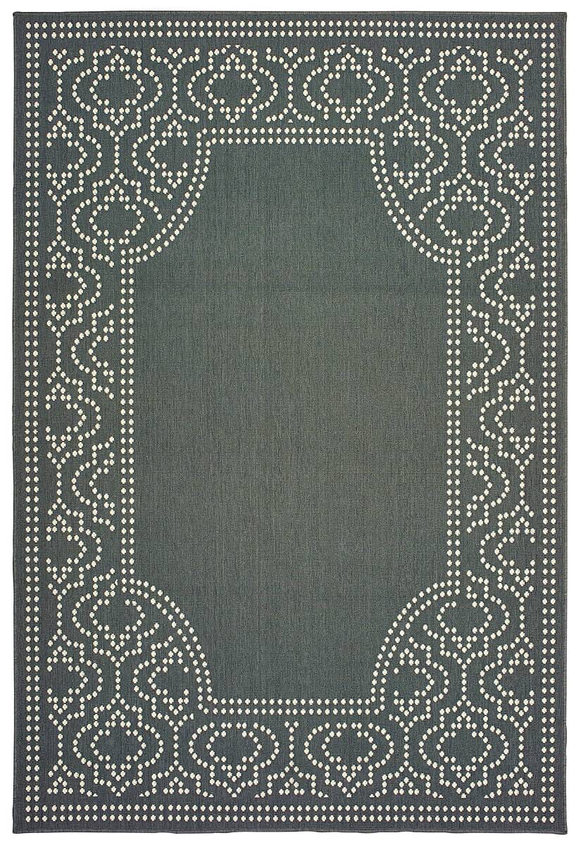 Oriental Weavers Sphinx Marina 1247X Grey / Ivory Rugs.