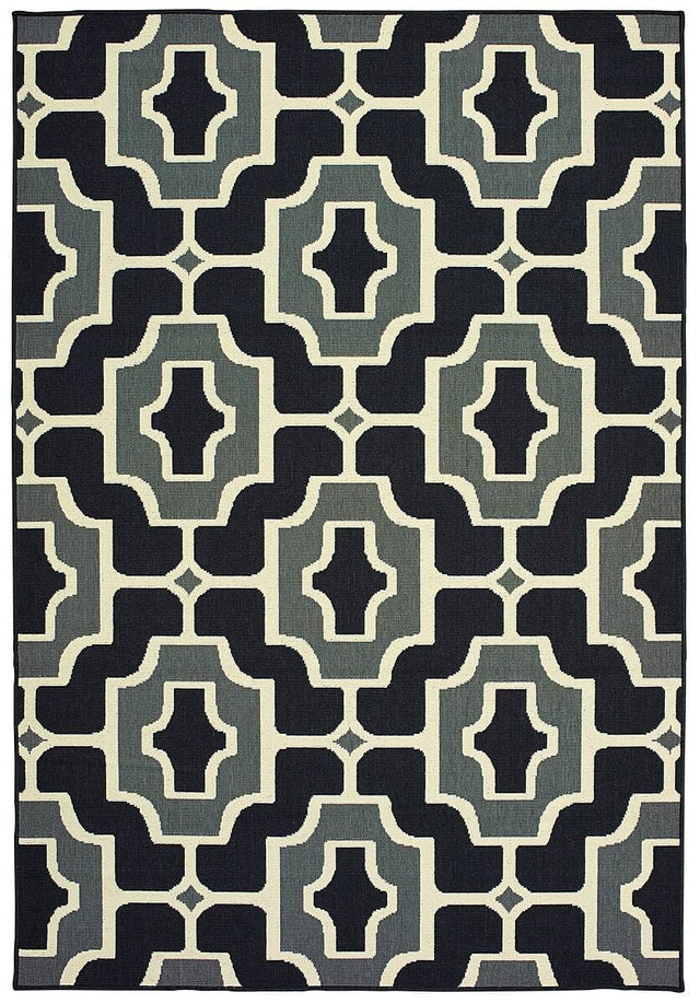 Oriental Weavers Sphinx Marina 1491Z Black / Grey Rugs.