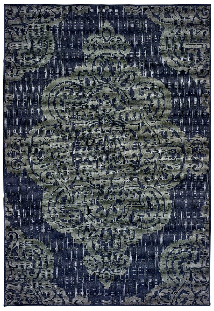 Oriental Weavers Sphinx Marina 5929B Navy / Grey Rugs.