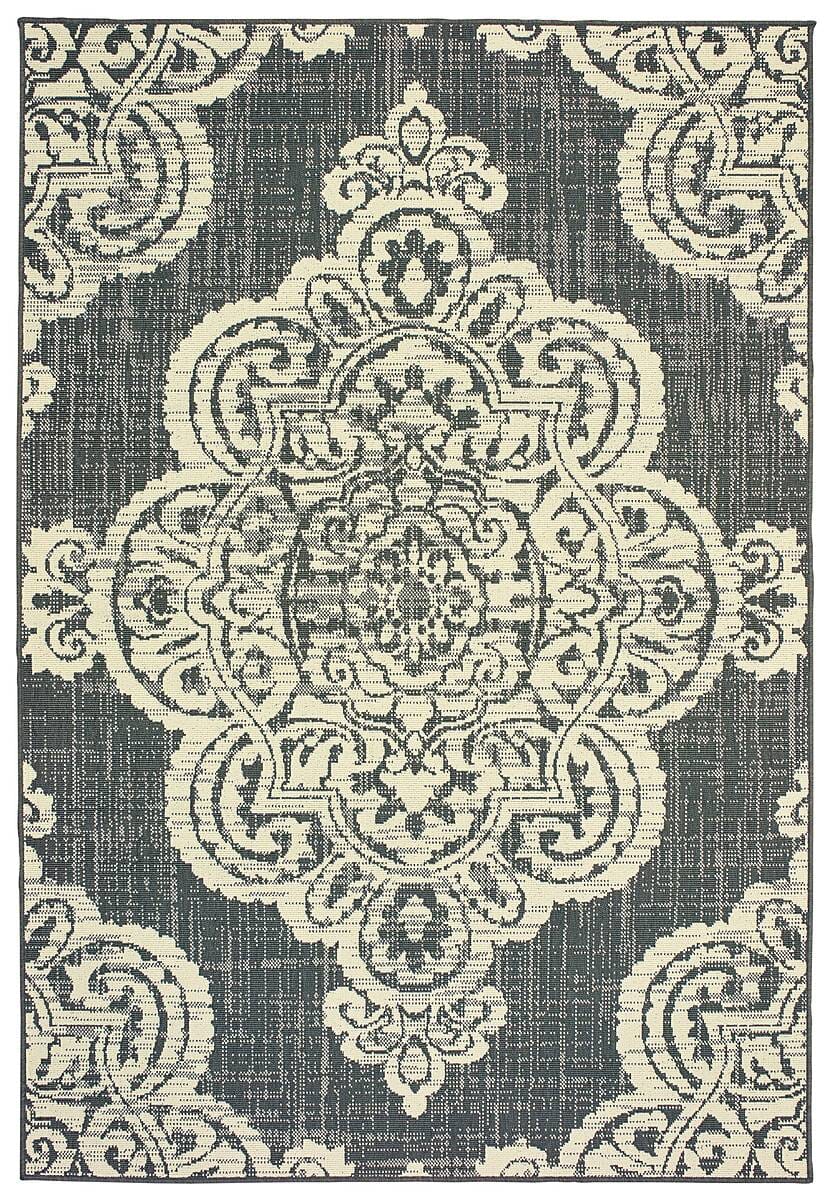 Oriental Weavers Sphinx Marina 5929E Grey / Ivory Rugs.