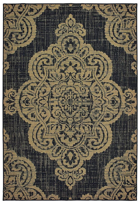 Oriental Weavers Sphinx Marina 5929K Black / Tan Rugs.