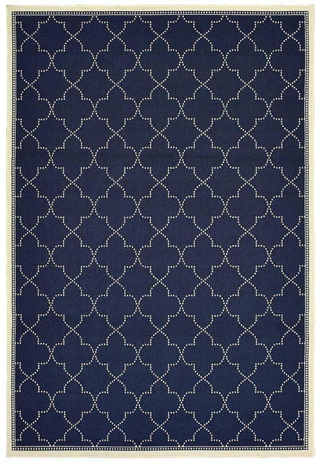 Oriental Weavers Sphinx Marina 6025P Navy / Ivory Rugs.