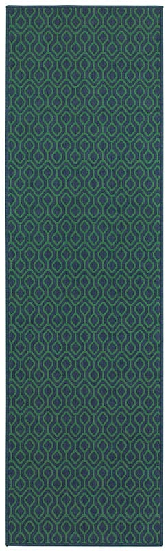 Oriental Weavers Sphinx Meridian 1634Q Navy / Green Rugs.