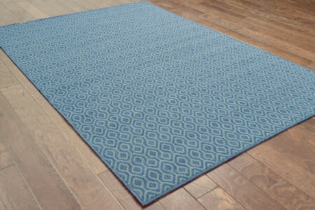 Oriental Weavers Sphinx Meridian 1634Q Navy / Green Rugs.