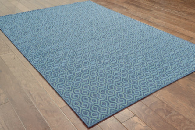 Oriental Weavers Sphinx Meridian 1634Q Navy / Green Rugs.