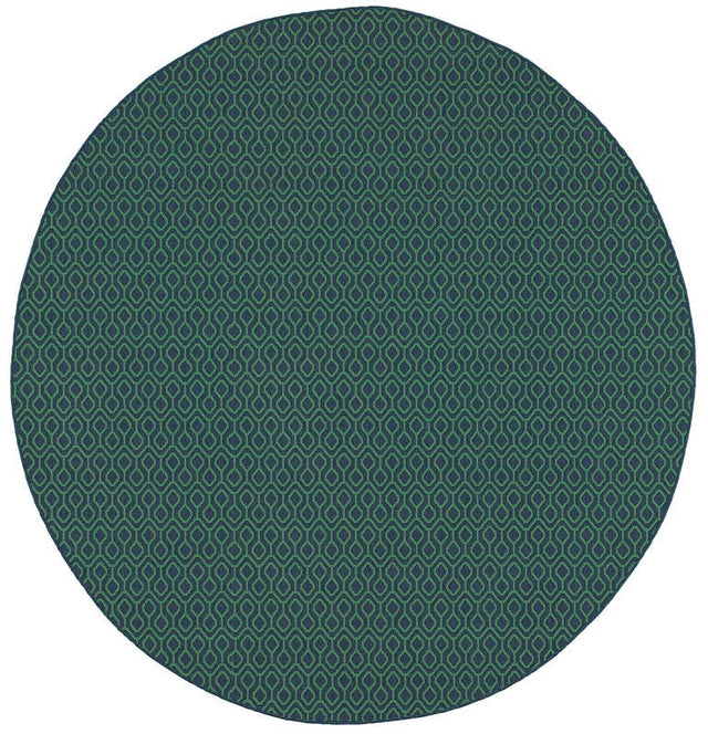 Oriental Weavers Sphinx Meridian 1634Q Navy / Green Rugs.