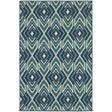Oriental Weavers Sphinx Meridian 2209B Navy / Green Rugs.