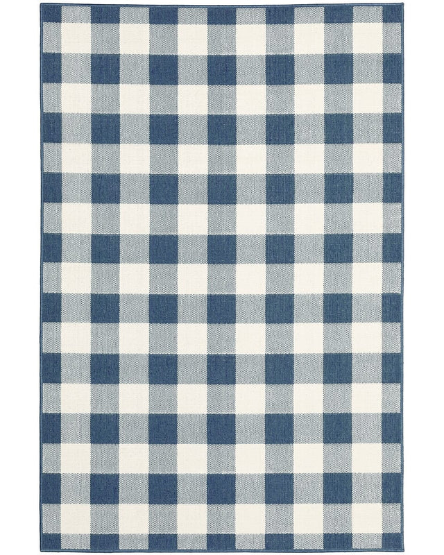 Oriental Weavers Sphinx Meridian 2598V Blue / Ivory Rugs.