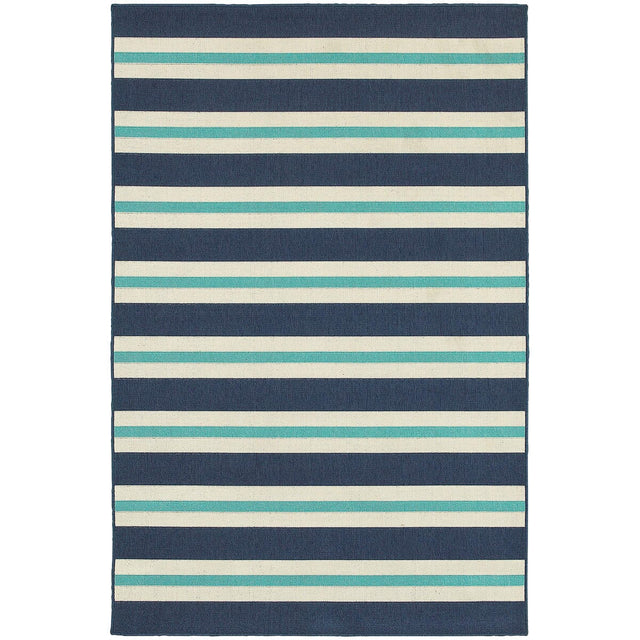 Oriental Weavers Sphinx Meridian 5701B Blue / Ivory Rugs.