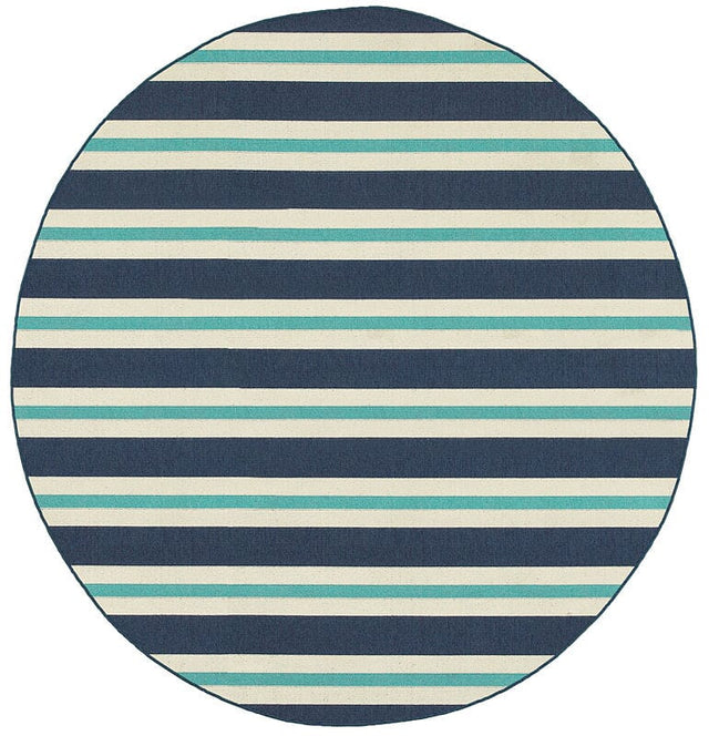 Oriental Weavers Sphinx Meridian 5701B Blue / Ivory Rugs.