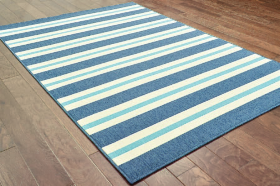 Oriental Weavers Sphinx Meridian 5701B Blue / Ivory Rugs.