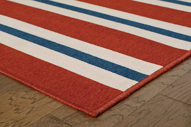 Oriental Weavers Sphinx Meridian 5701R Red / Blue Rugs.