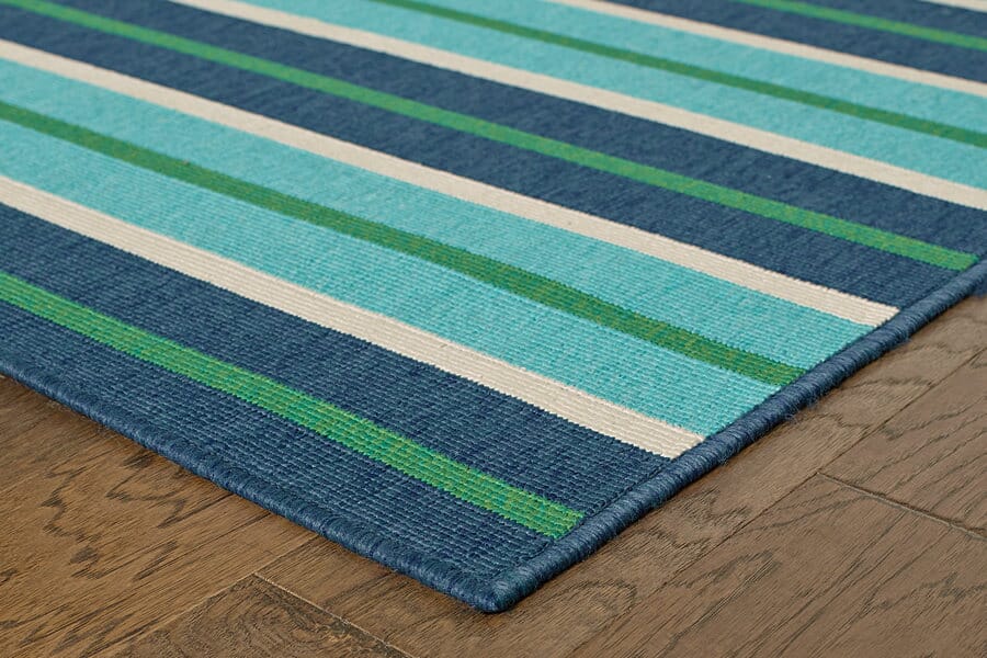 Oriental Weavers Sphinx Meridian 9652F Blue / Green Rugs.