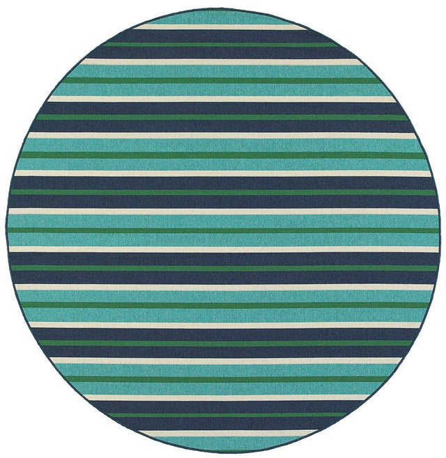 Oriental Weavers Sphinx Meridian 9652F Blue / Green Rugs.