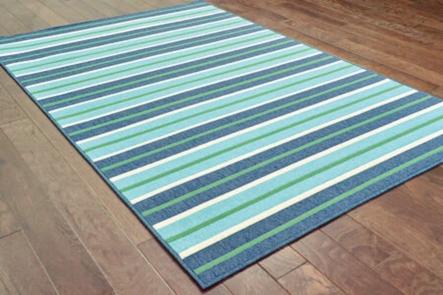 Oriental Weavers Sphinx Meridian 9652F Blue / Green Rugs.