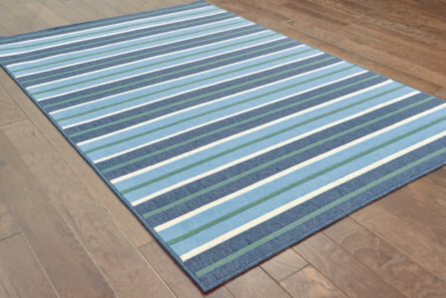 Oriental Weavers Sphinx Meridian 9652F Blue / Green Rugs.