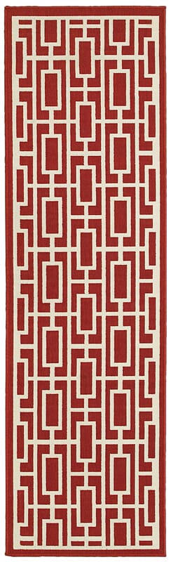 Oriental Weavers Sphinx Meridian 9754R Red / Ivory Rugs.
