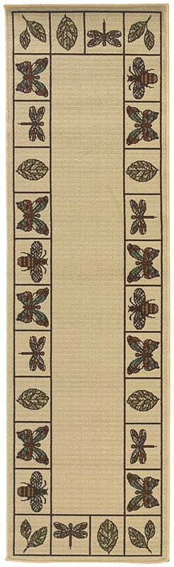 Oriental Weavers Sphinx Montego 2266w Ivory / Brown Rugs.