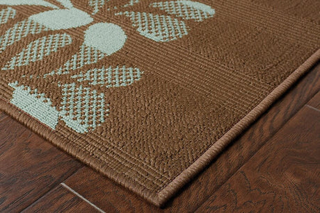 Oriental Weavers Sphinx Montego 2635n Brown / Blue Rugs.