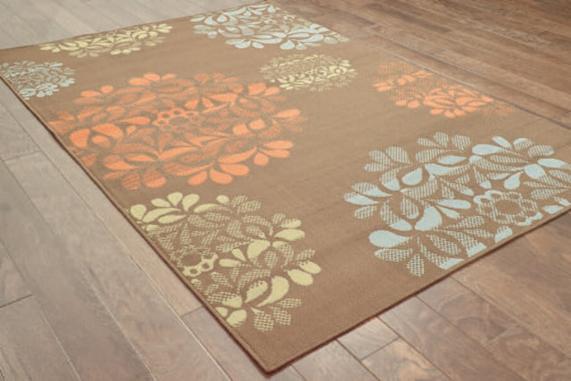 Oriental Weavers Sphinx Montego 2635n Brown / Blue Rugs.