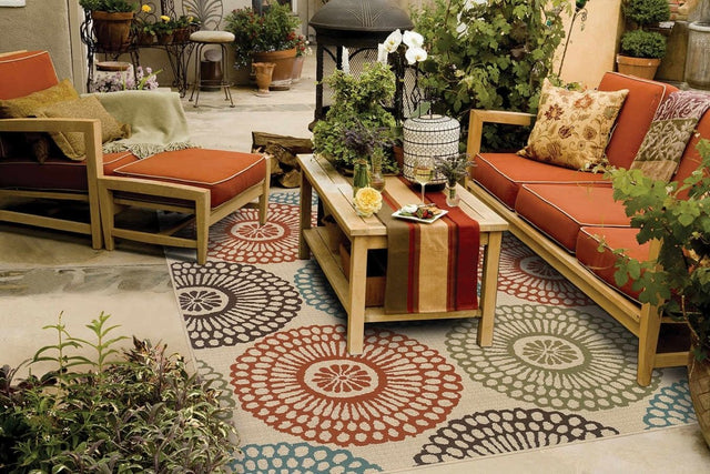 Oriental Weavers Sphinx Montego 697J6 Beige / Blue Rugs.