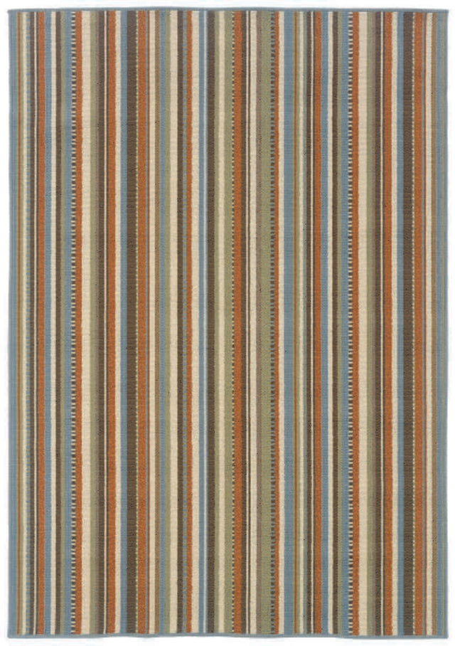 Oriental Weavers Sphinx Montego 6996C Green / Blue Rugs.