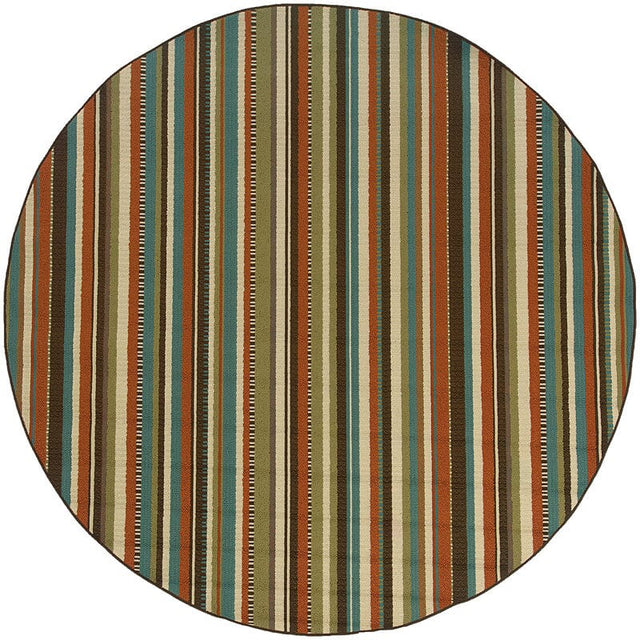 Oriental Weavers Sphinx Montego 6996C Green / Blue Rugs.