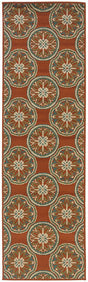 Oriental Weavers Sphinx Montego 8323d Red / Ivory Rugs.