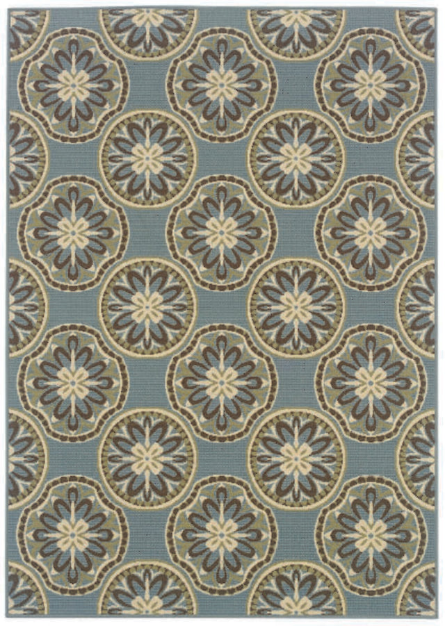Oriental Weavers Sphinx Montego 8323l Blue / Ivory Rugs.