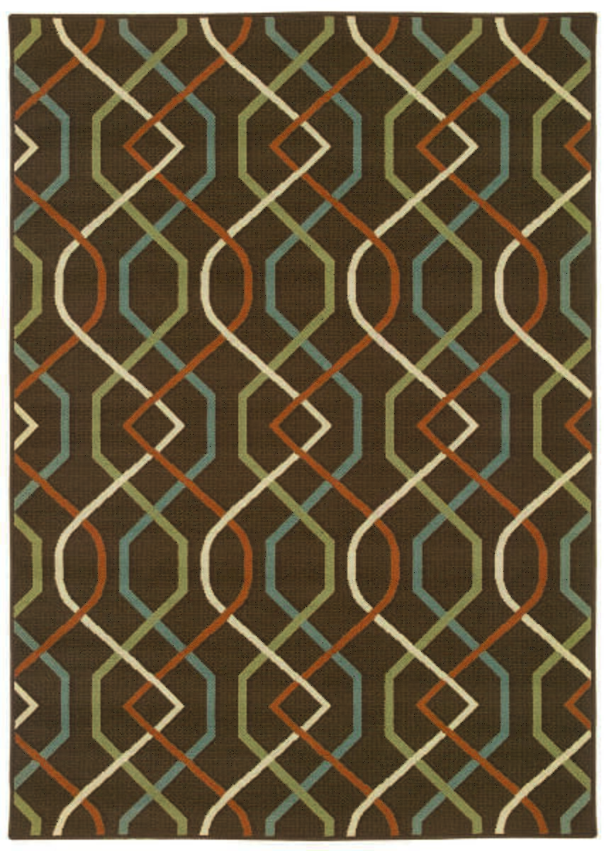 Oriental Weavers Sphinx Montego 896n6 Brown / Ivory Rugs.