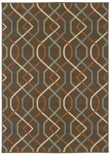 Oriental Weavers Sphinx Montego 896n6 Brown / Ivory Rugs.