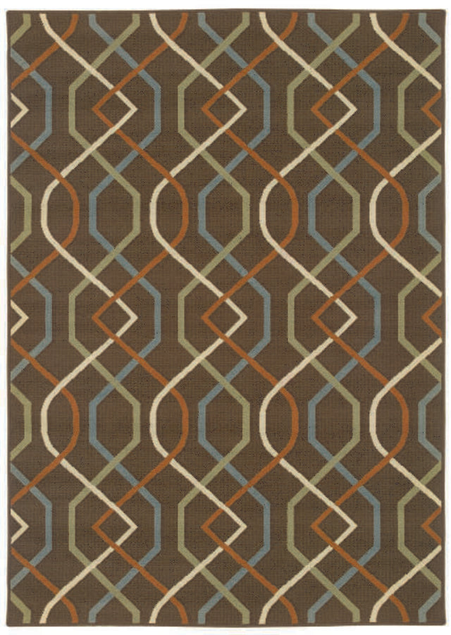 Oriental Weavers Sphinx Montego 896n6 Brown / Ivory Rugs.
