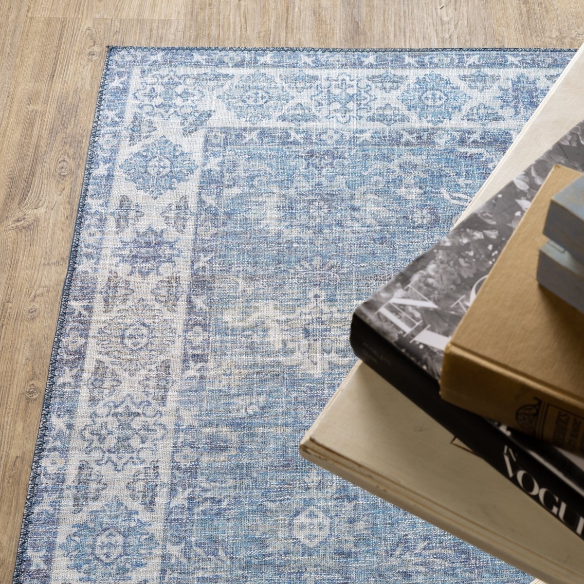 Oriental Weavers Sphinx Myers Park Myp04 Blue/ Ivory Rugs.