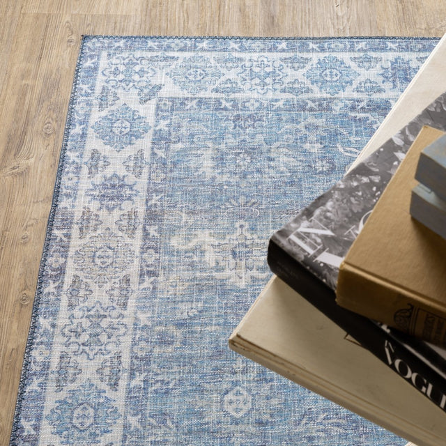 Oriental Weavers Sphinx Myers Park Myp04 Blue/ Ivory Rugs.