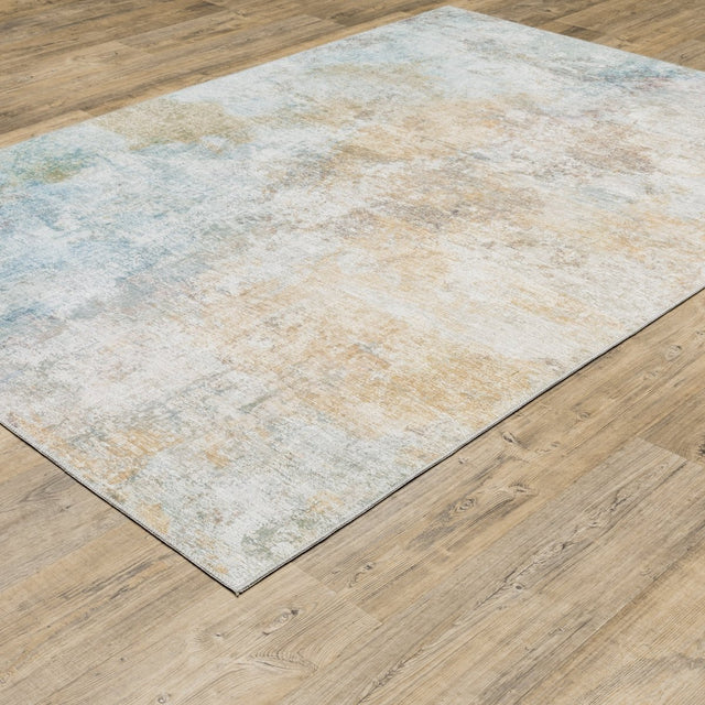 Oriental Weavers Sphinx Myers Park Myp09 Yellow/ Blue Rugs.