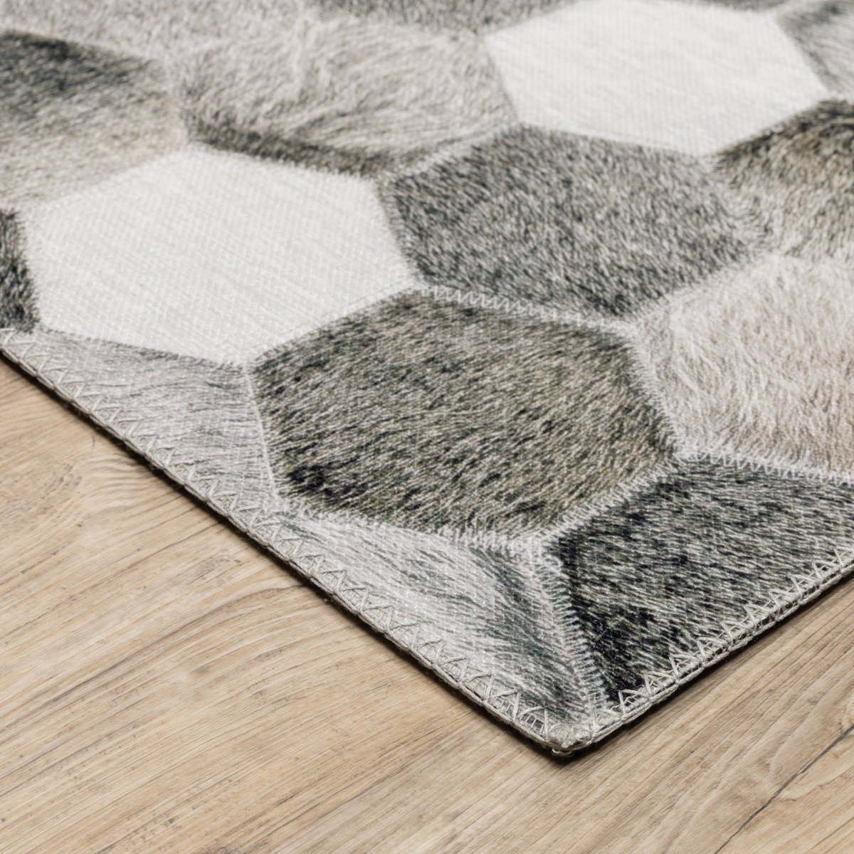 Oriental Weavers Sphinx Myers Park Myp17 Grey/ Charcoal Rugs.