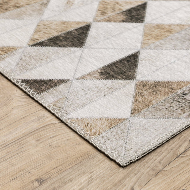 Oriental Weavers Sphinx Myers Park Myp18 Beige/ Grey Rugs.