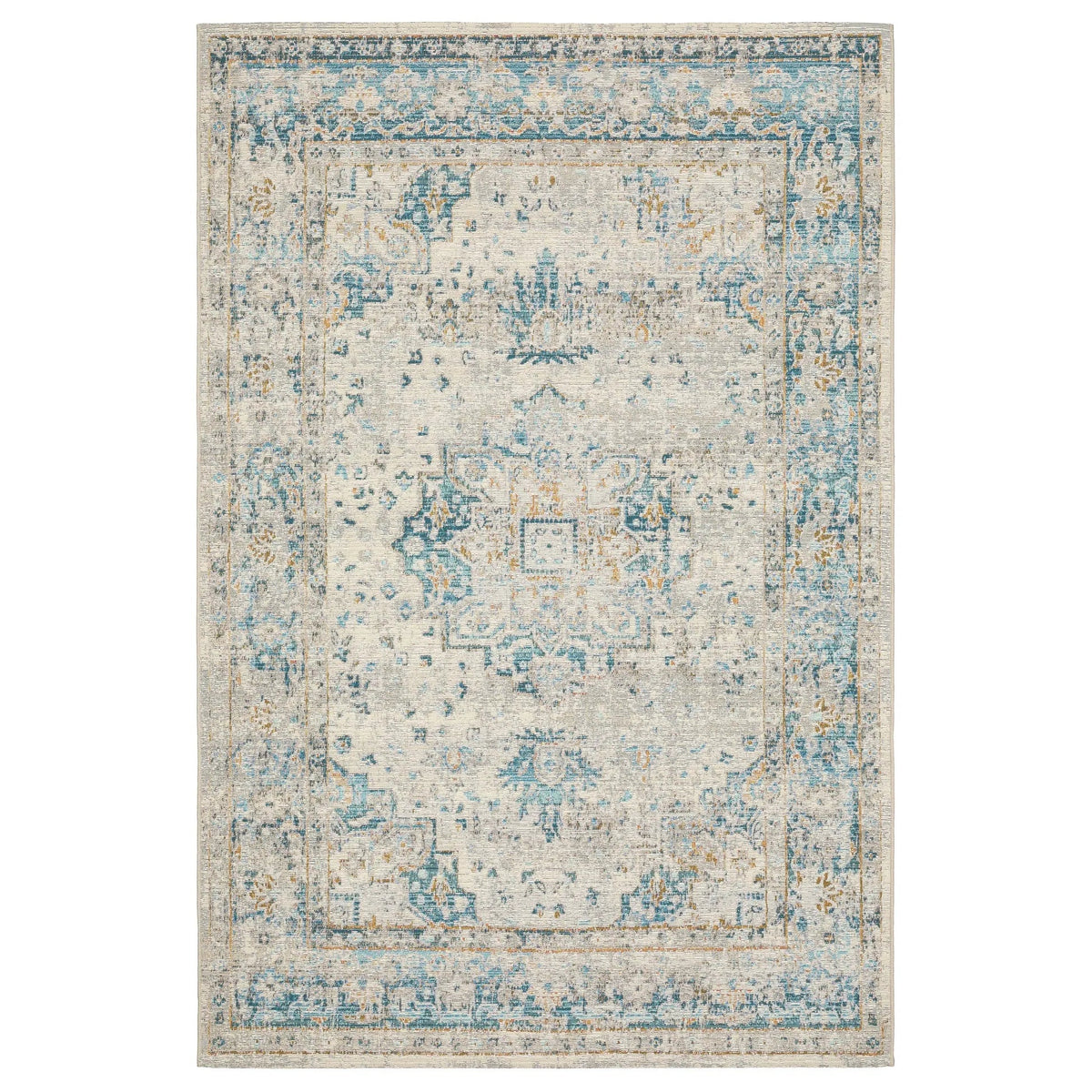Oriental Weavers Sphinx Naples 1221X Blue Rugs - main flat