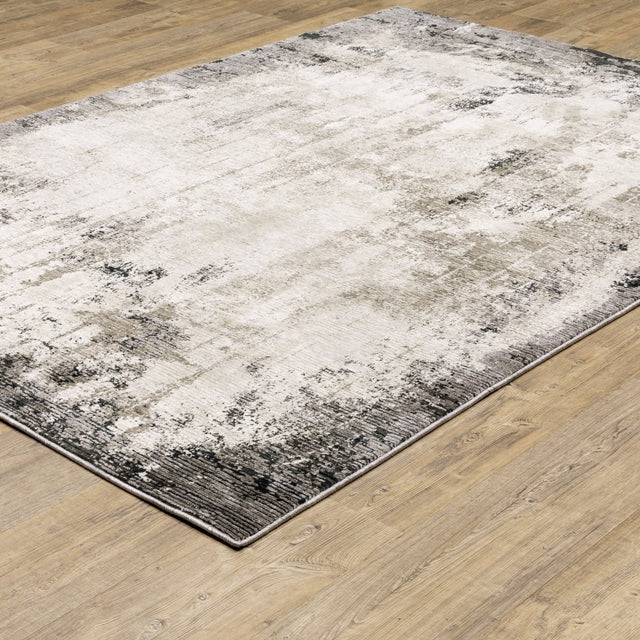 Oriental Weavers Sphinx Nebulous 7151E Grey/ Ivory Rugs.