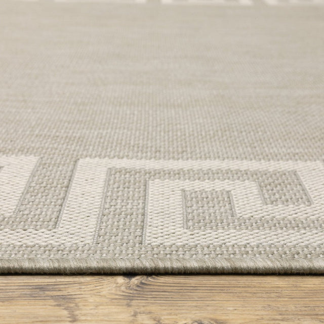 Oriental Weavers Sphinx Portofino 6560D Grey/ Ivory Rug.