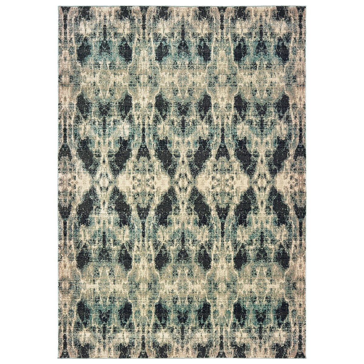 Oriental Weavers Sphinx Raleigh 5507B Grey / Blue Rugs.