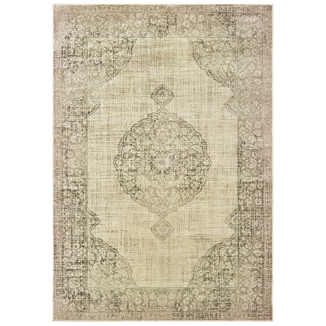 Oriental Weavers Sphinx Raleigh 99D Ivory / Grey Rugs.