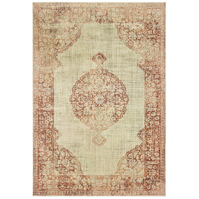 Oriental Weavers Sphinx Raleigh 99W Ivory / Pink Rugs.