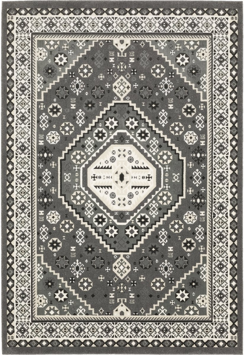 Oriental Weavers Sphinx Raylan Ray02 Grey/ Ivory Rug.