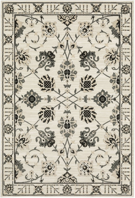 Oriental Weavers Sphinx Raylan Ray03 Ivory/ Grey Rug.