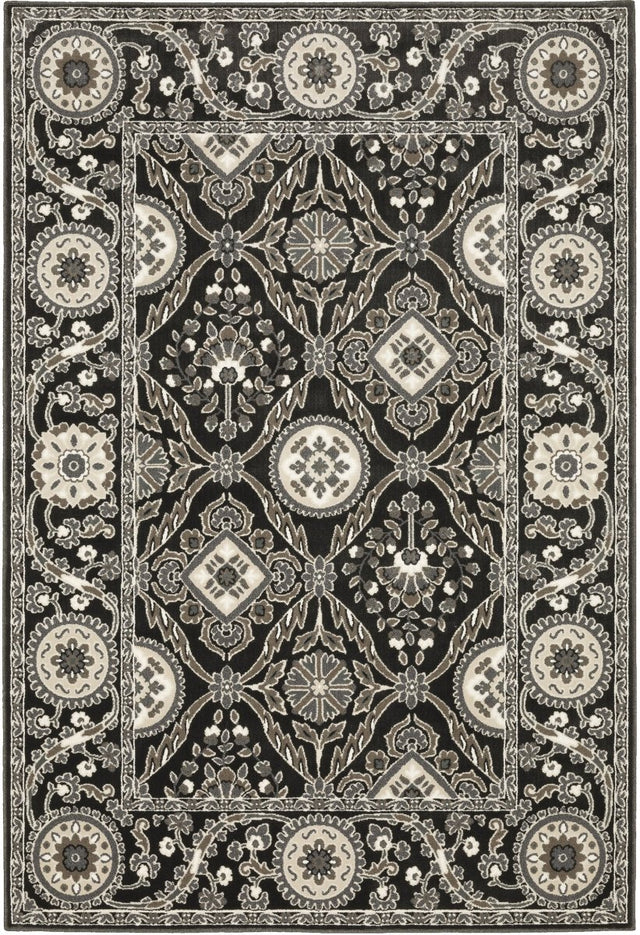 Oriental Weavers Sphinx Raylan Ray05 Black/ Grey Rug.