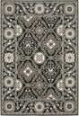 Oriental Weavers Sphinx Raylan Ray05 Black/ Grey Rug.