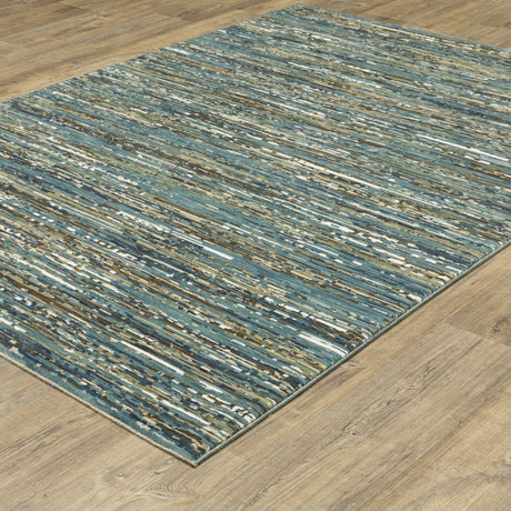 Oriental Weavers Sphinx Reed Re01G Blue/ Multi Rug.