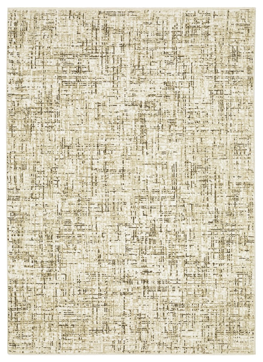 Oriental Weavers Sphinx Reed Re03A Ivory/ Brown Rug.